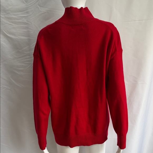 Banana Republic Red Turtleneck Sweater – Size Small - Picture 4 of 6